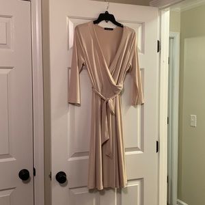 Faux Wrap Dress
